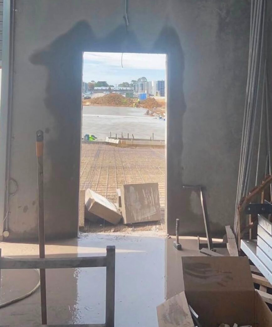Concrete door Cutting